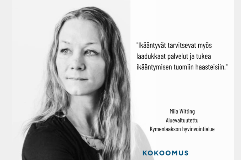 Miia Witting: ”Tavoitteena on saada toimiva hyvinvointialue”