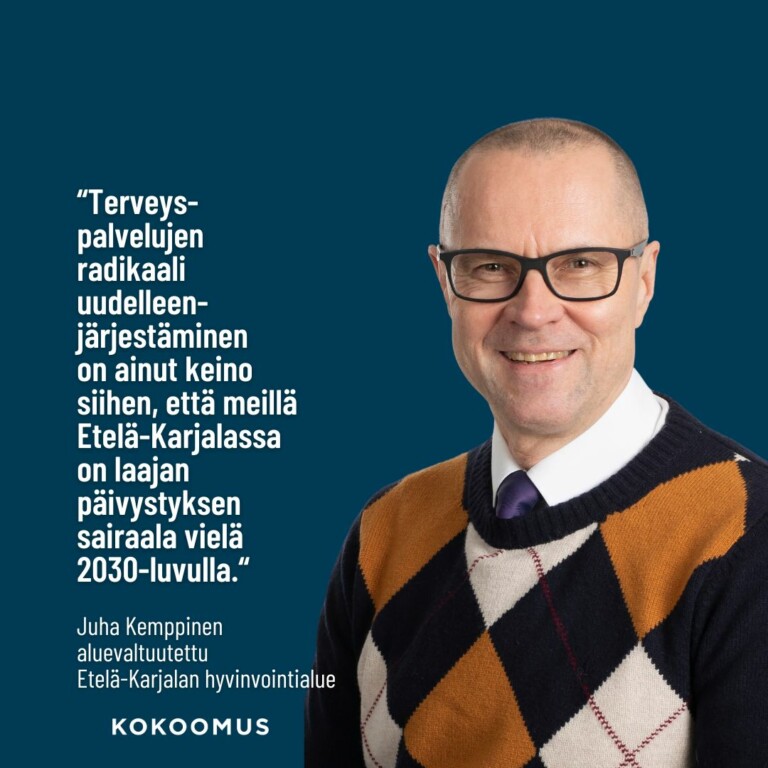 Juha Kemppinen: Mitä tehdä rikkinäiselle terveydenhuoltojärjestelmälle?