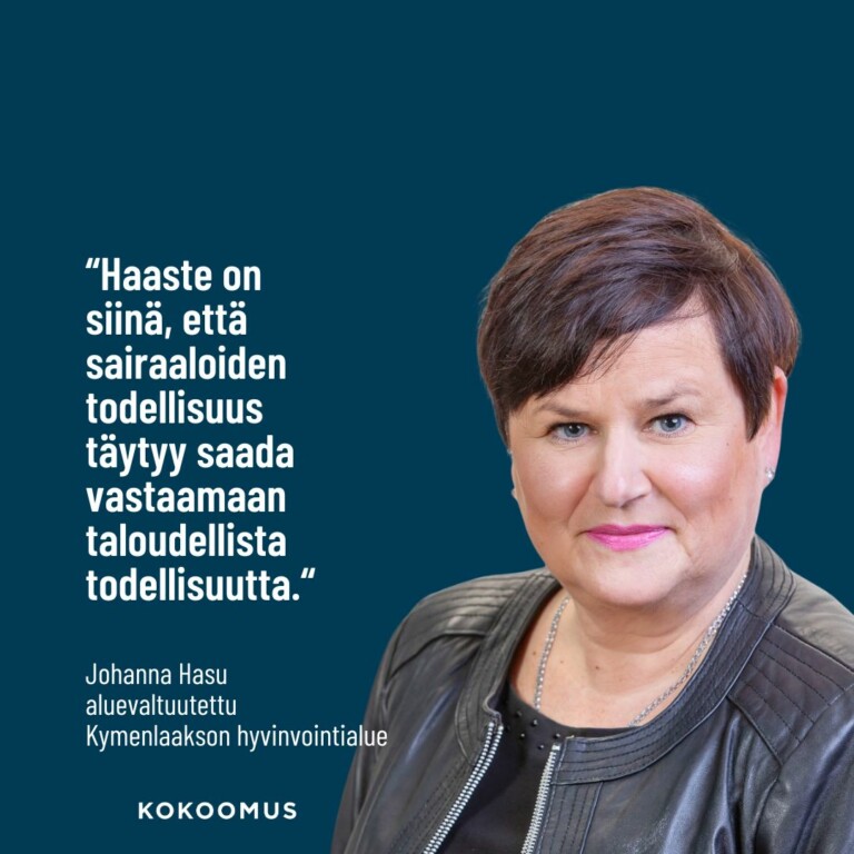 Johanna Hasu: Sairaaloiden päivystykset uuden edessä