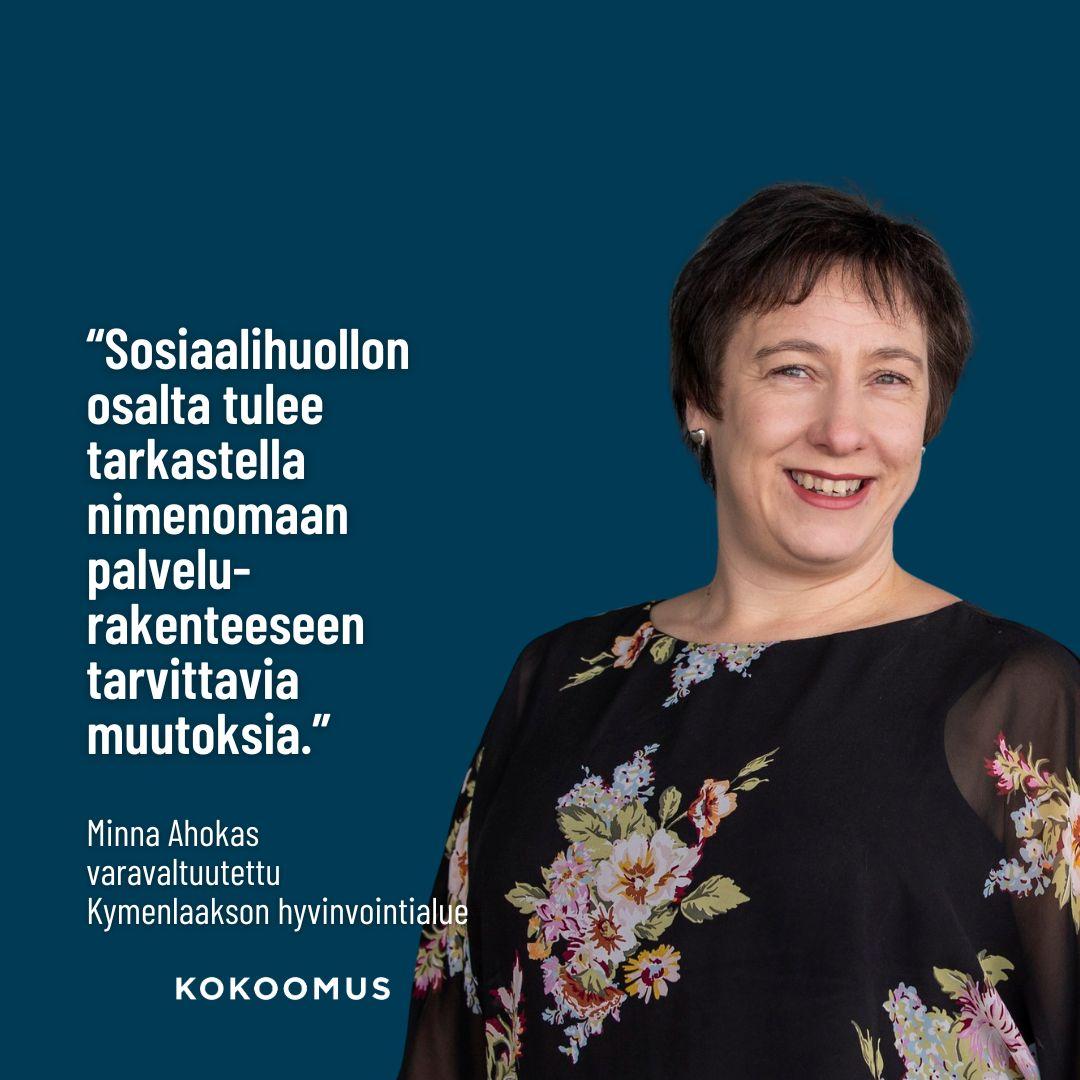 Minna Ahokas Sosiaalihuollon Palvelut Ovat Merkitt v ss Osassa 