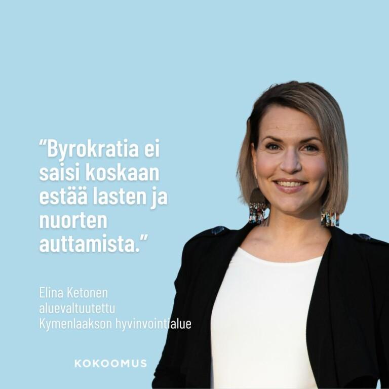 Elina Ketonen: Lasten ja nuorten hyvinvointi… vai pahoinvointi?