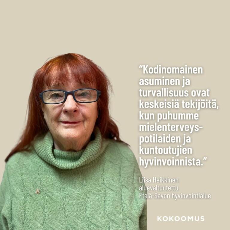 Liisa Heikkinen: Tasapainoa päätöksenteossa ja turvallisuudessa