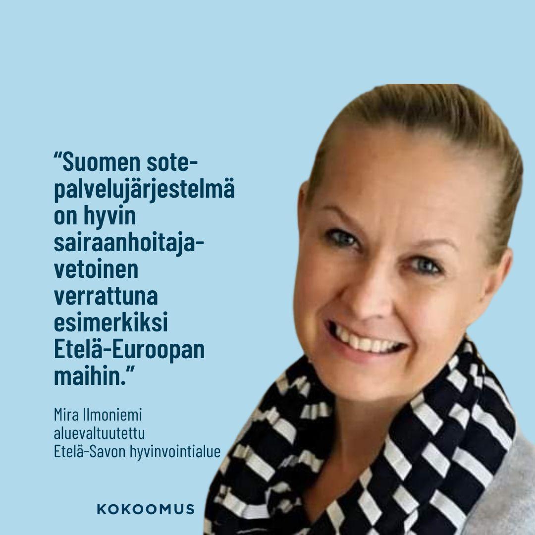 Mira Ilmoniemi Yht n Hoitajaa Emme Saa Menett Kaakkois Suomen 