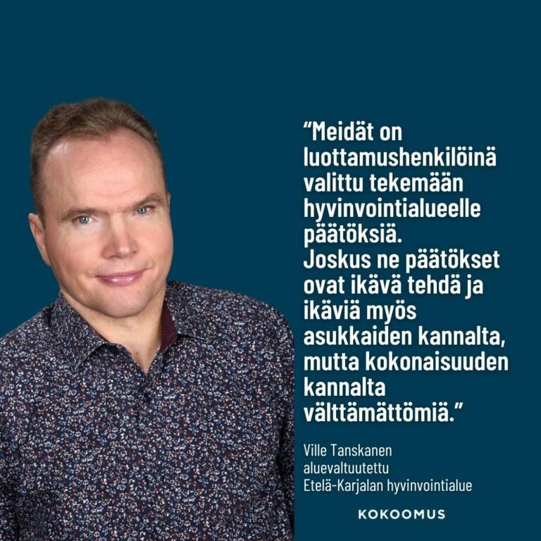 Ville Tanskanen: Edunvalvonta on tärkeää!