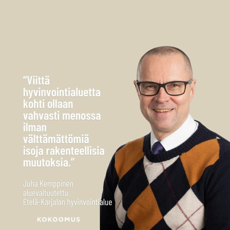 Juha Kemppinen: Vuosisadan hallinnon uudistus – soteuudistus – menee pieleen, kuka uskaltaa sanoa sen ensimmäiseksi ääneen?