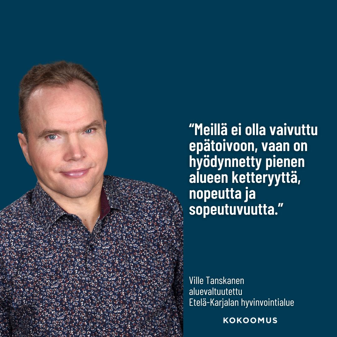Ville Tanskanen Etel Karjalan Hyvinvointialue Yksi Maakunta Vai 