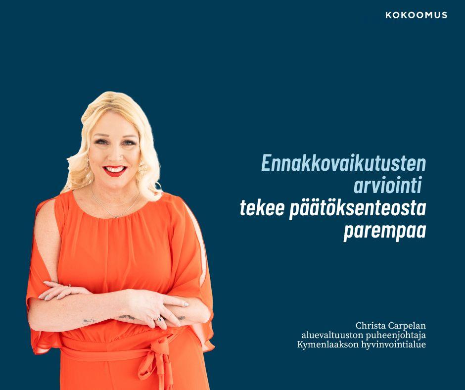 Ennakkovaikutusten arviointi tekee päätöksenteosta parempaa